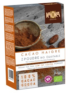 Kaoka Cacao maigre poudre bio 250g - 1646